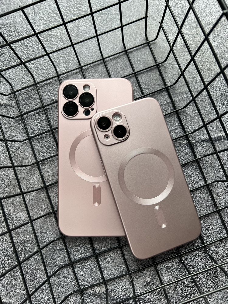 Matte Silicone with MagSafe с iPhone 11 по 15 Pro Max