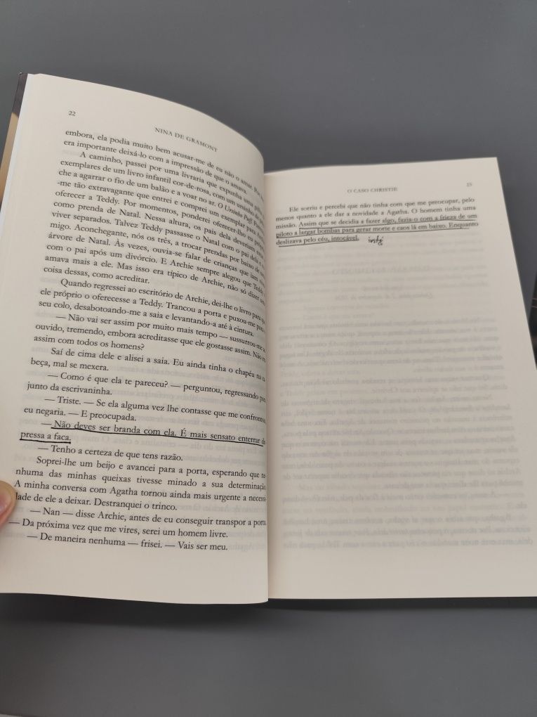 Livro "O Caso Christie"