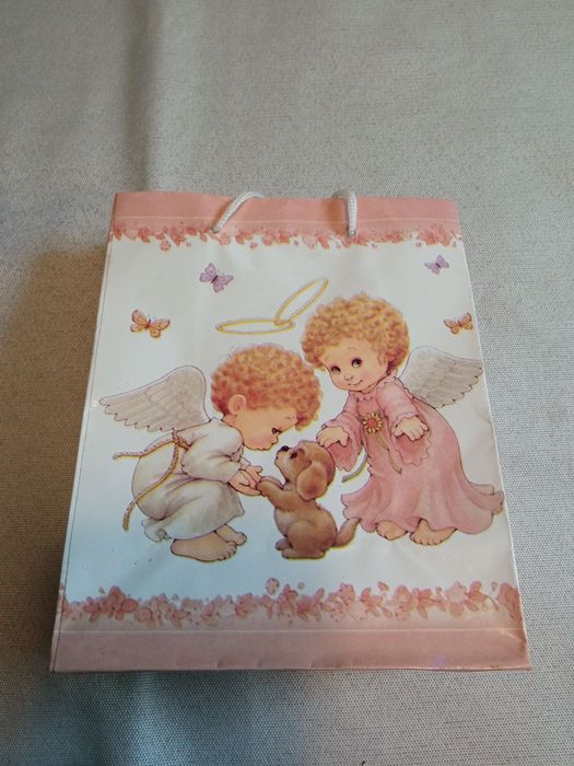 Torebka na prezent - baby shower, narodziny dziecka, chrzciny, komunia