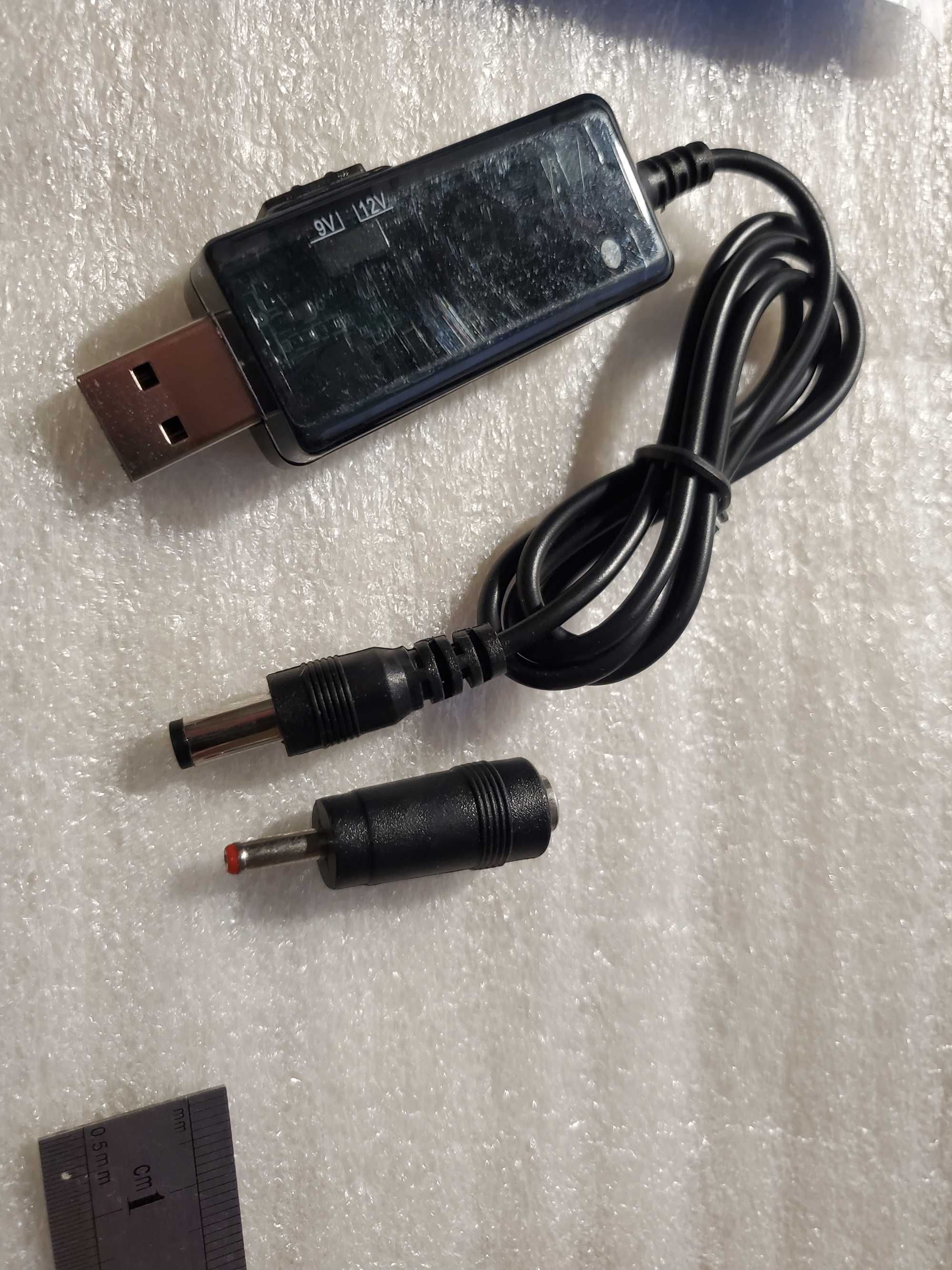 Адаптер для роутера від повербанку (9/12 в) USB DC кабель