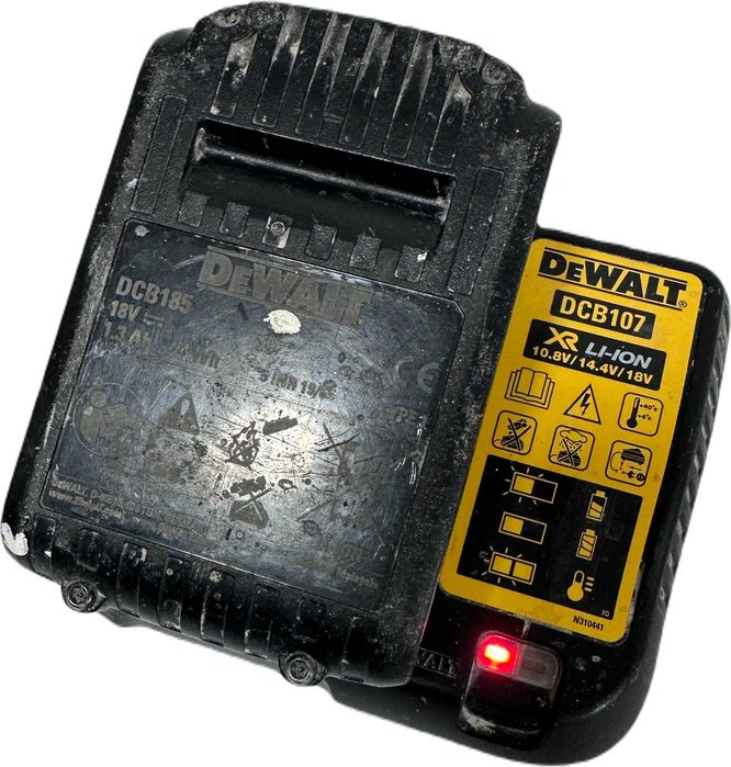 Ładowarka do akumulatorów DEWALT 10,8-18V DCB107 + akumulator DCB185