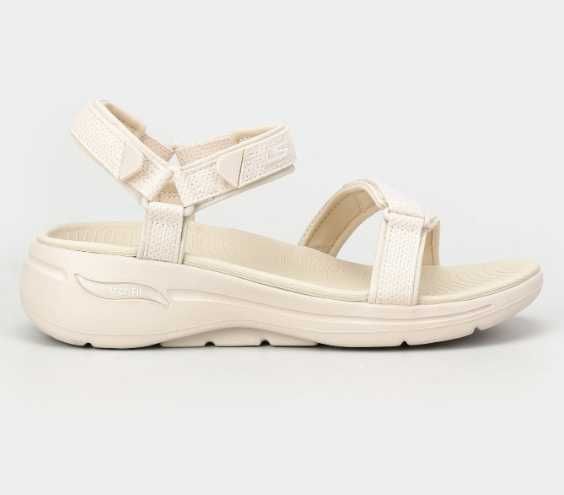 Оригінальні жіночі сандалії skechers / сандалії бежевого кольору