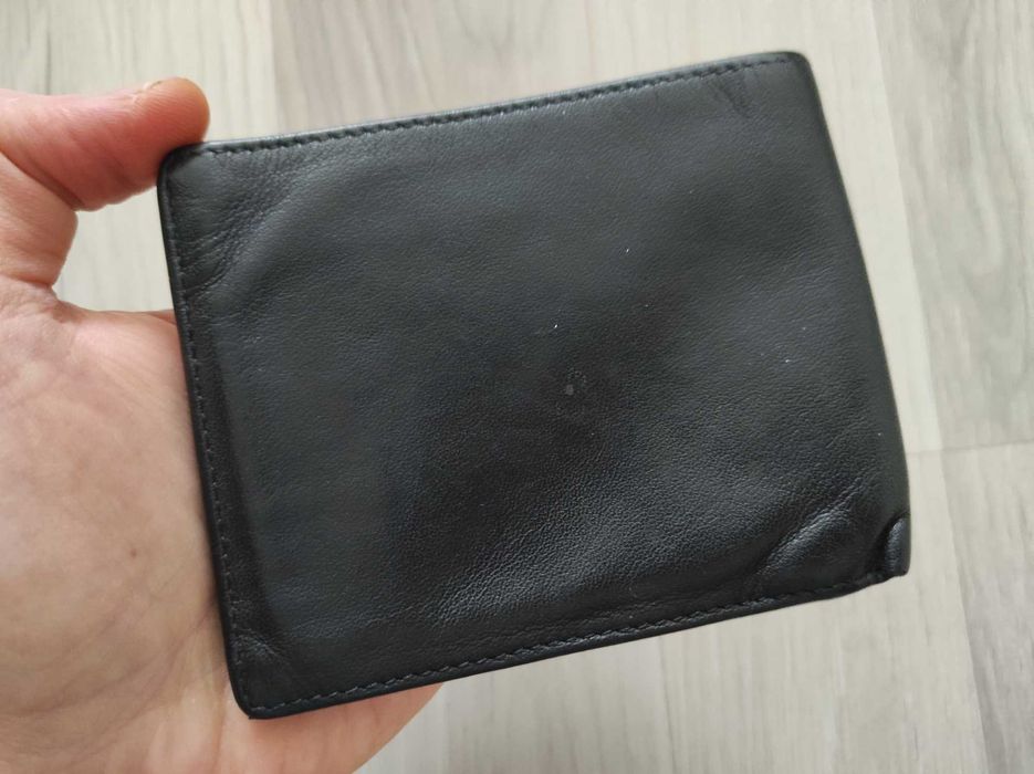 Чорний Шкіряний Гаманець Boss Hugo Boss