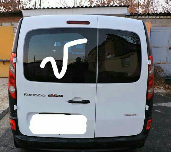 Новое турецкое стекло в левую распашонку Renault Kangoo Рено Кенгу