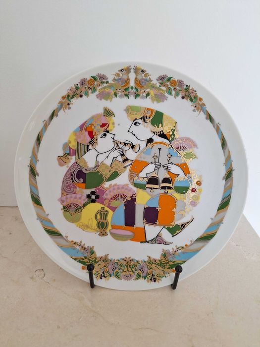 Talerz ozdobny Rosenthal Bjorn Winblad Concertina Warsteiner Edition92