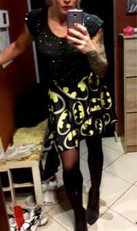 Spodniczka BATMAN XS/S idealna  modna