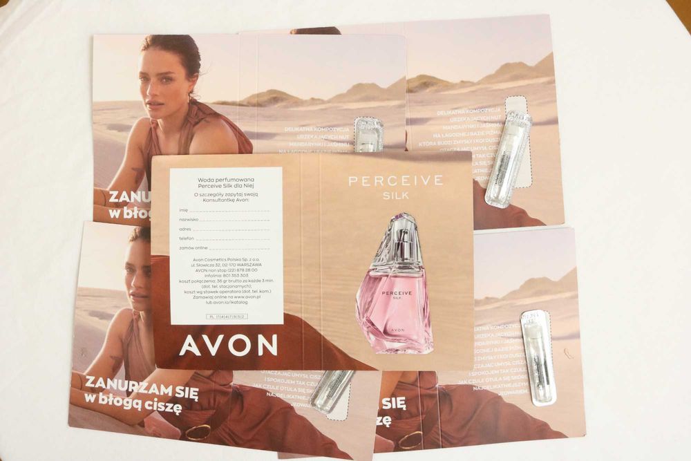 Avon Perceive Silk woda perfumowana zestaw