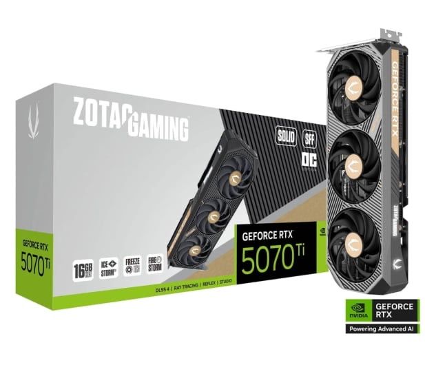 Zotac GeForce RTX 5070 Ti Solid SFF 16GB GDDR7 DLSS4
