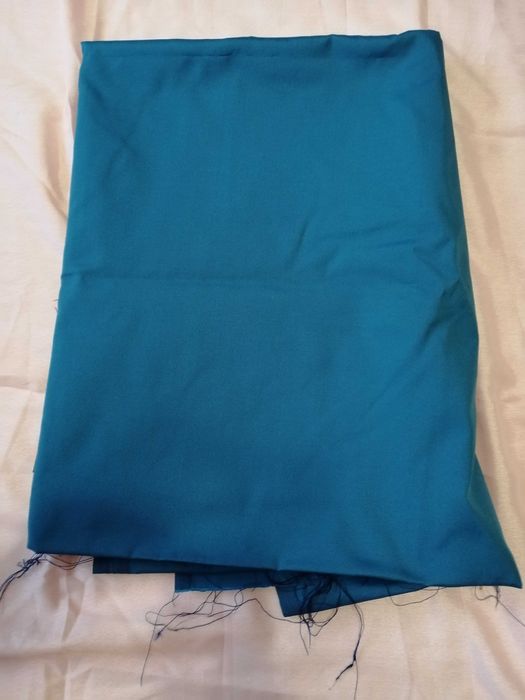 Отрезок ткани Плащевая ткань (плащевка) цвет бирюза Размер 1,41 * 6 м.