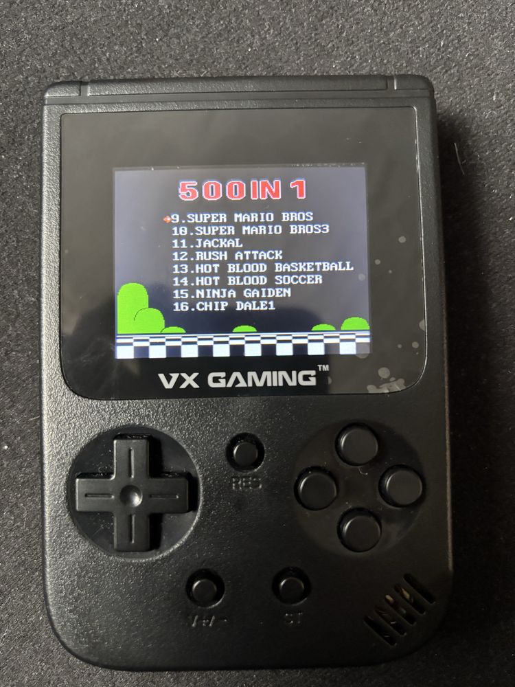 Konsola VX Gaming Retro - dużo gier.