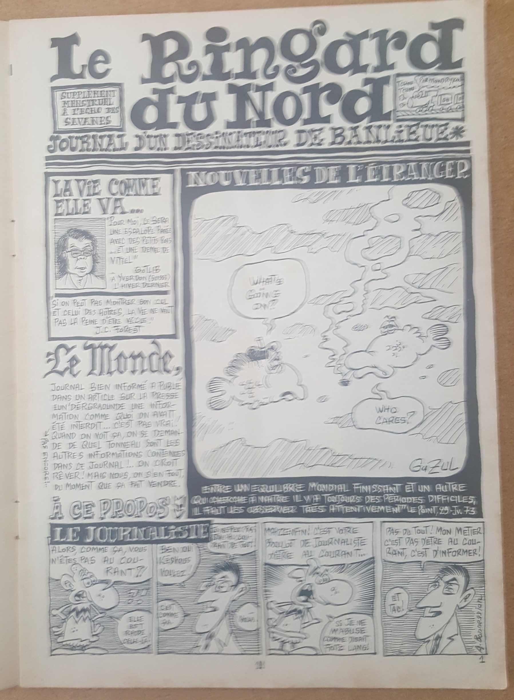 Revista de BD «L'Echo des Savanes» nº 4 [1973]