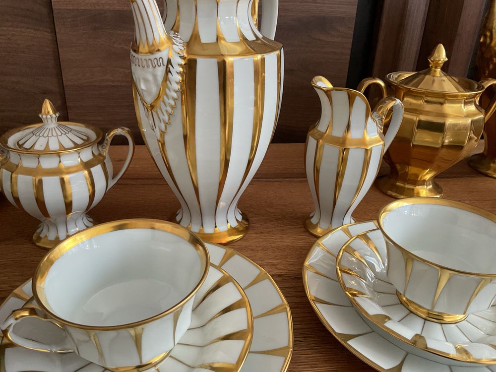 Serwis kawowy porcelana Furstenberg Grecque Athena