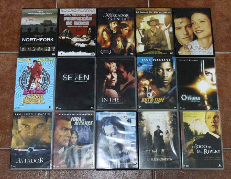 Filmes originais em DVD (COMO NOVOS)