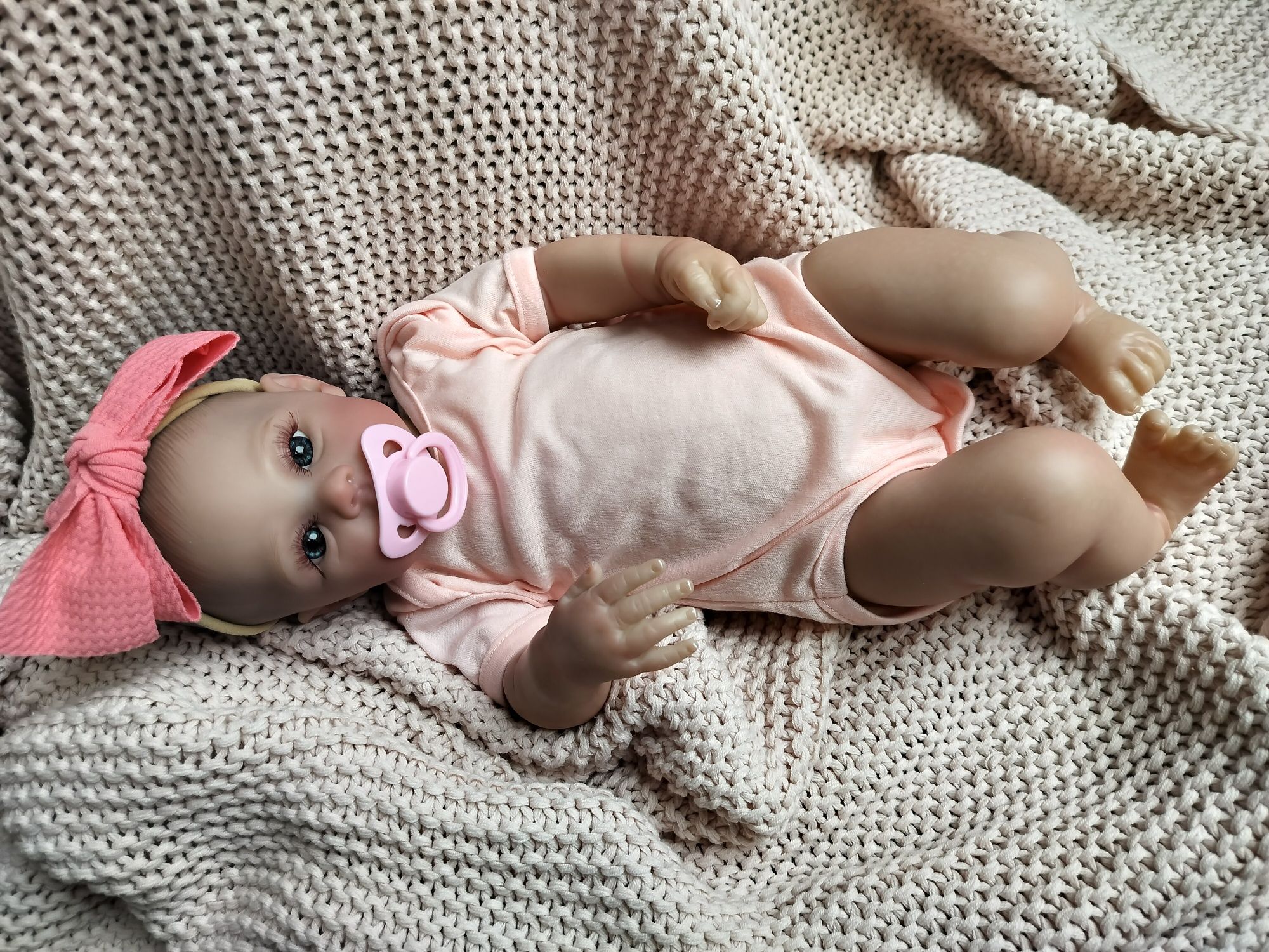 Lala lalka dzidziuś bobas dziewczynka reborn nowa