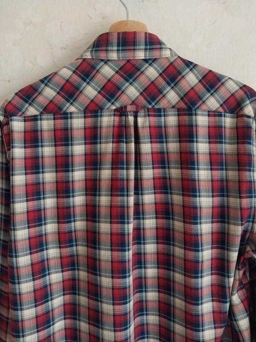 Сорочка чоловіча scotch&soda l 48р., бавовна, в клітинку, темна