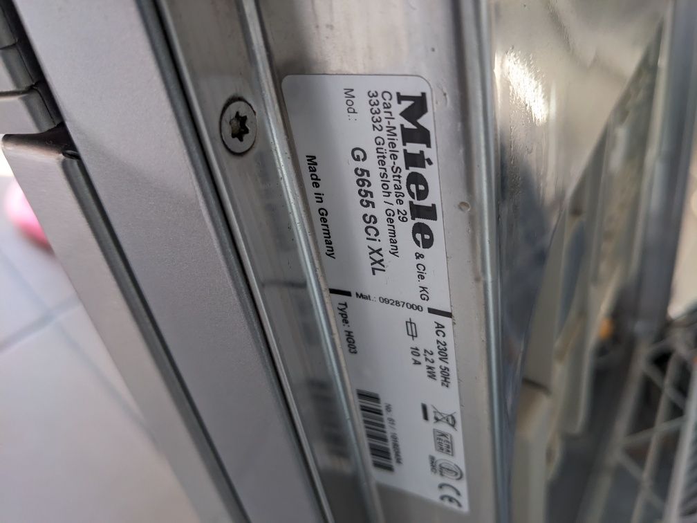 Посудомийна машина Miele G5655SCi XXL 60/57/81 см Б/В