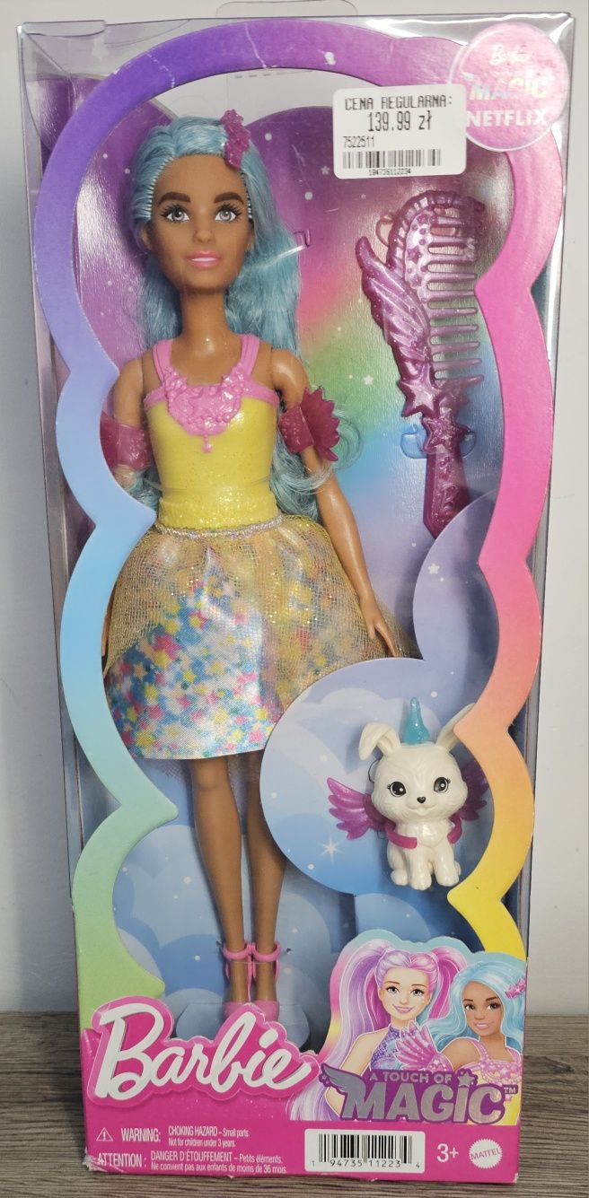 Lalka Barbie Magic plus zwierzątko szczypta magii Teresa