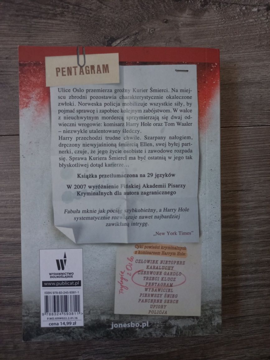 "Pentagram" Jo Nesbø