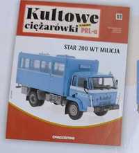 Model+gazetka Star 200 WT milicja 1:43 Kultowe ciężarówki PRLu nr 81