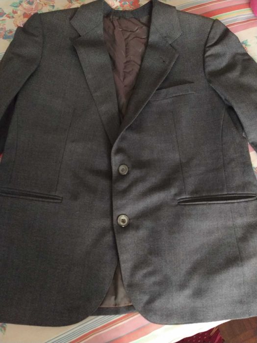 Blazer inverno p/homem cinza escuro tam.L = 50