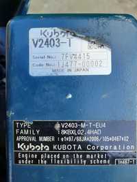 Silnik kubota V2403-T turbo 4 cylindrowy