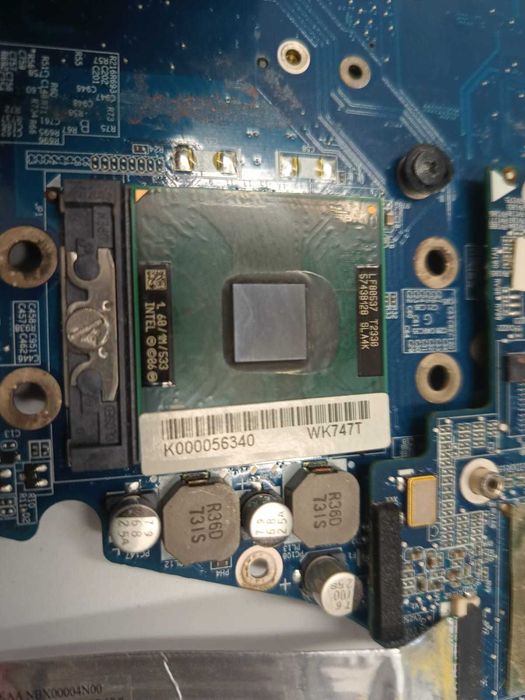 Płyta glówna+Procesor Intel 1.60/1M/533 do Toshiba Satellite A200-1S9.