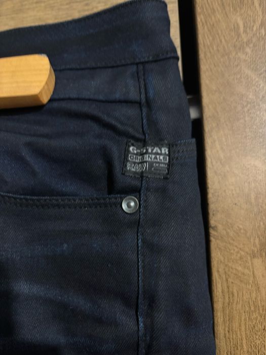 Czarne jeansy męskie G-Star – Skinny - Elastyczne - 30/32 - Jak Nowe!