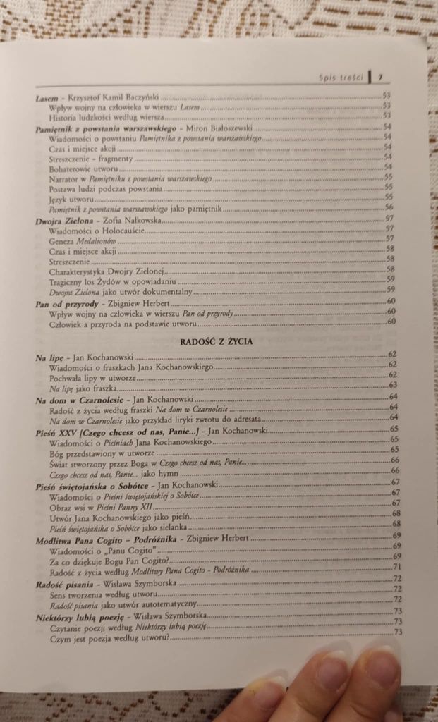 Streszczenia lektur Ściąga + repetytorium z polskiego i matematyki