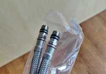 2 szt. unikat wężyk elastyczny do baterii dwie uszczelki GW3/8" x M10