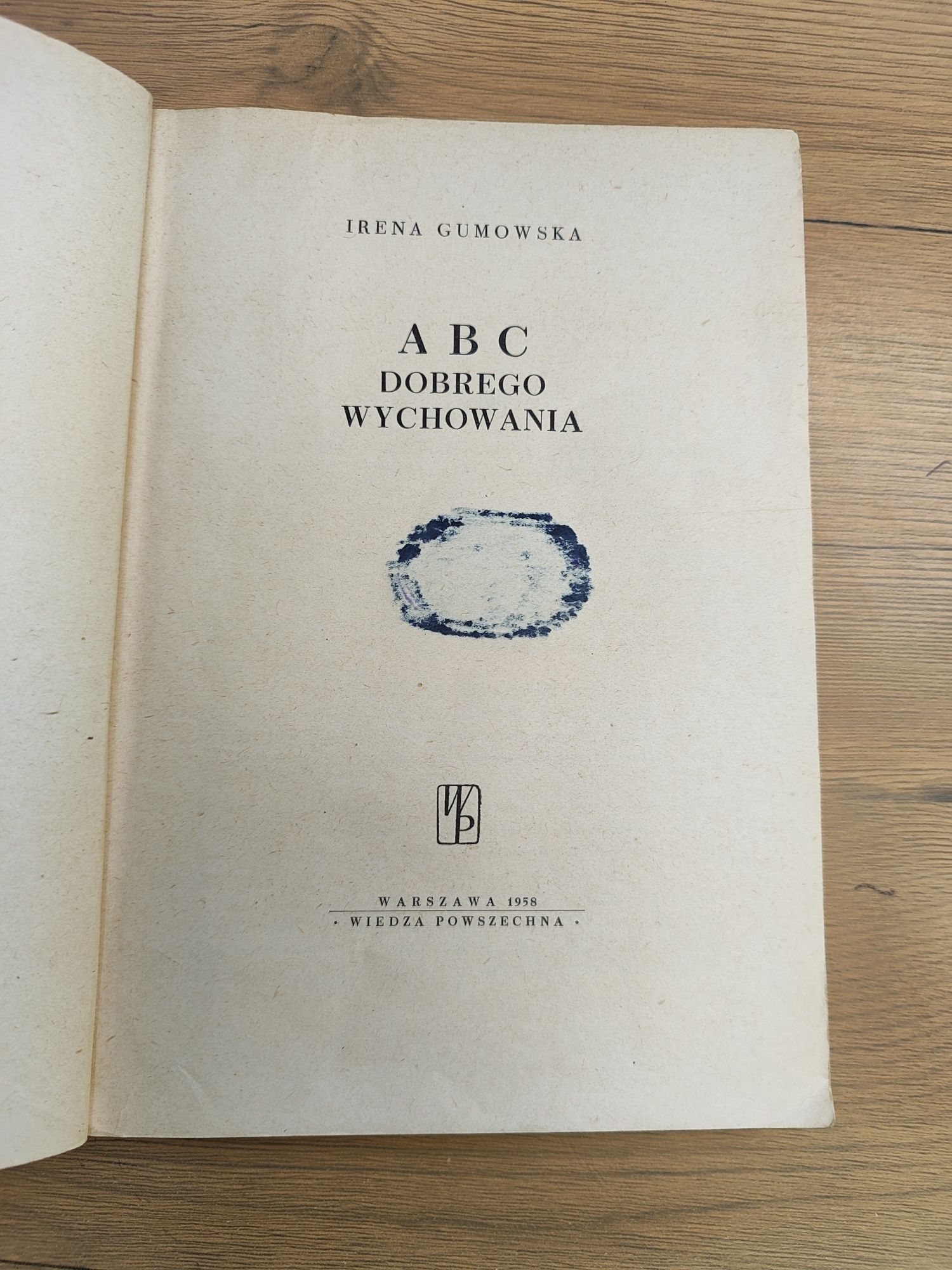 Książka " ABC Dobrego Wychowania " Irena Gumowska