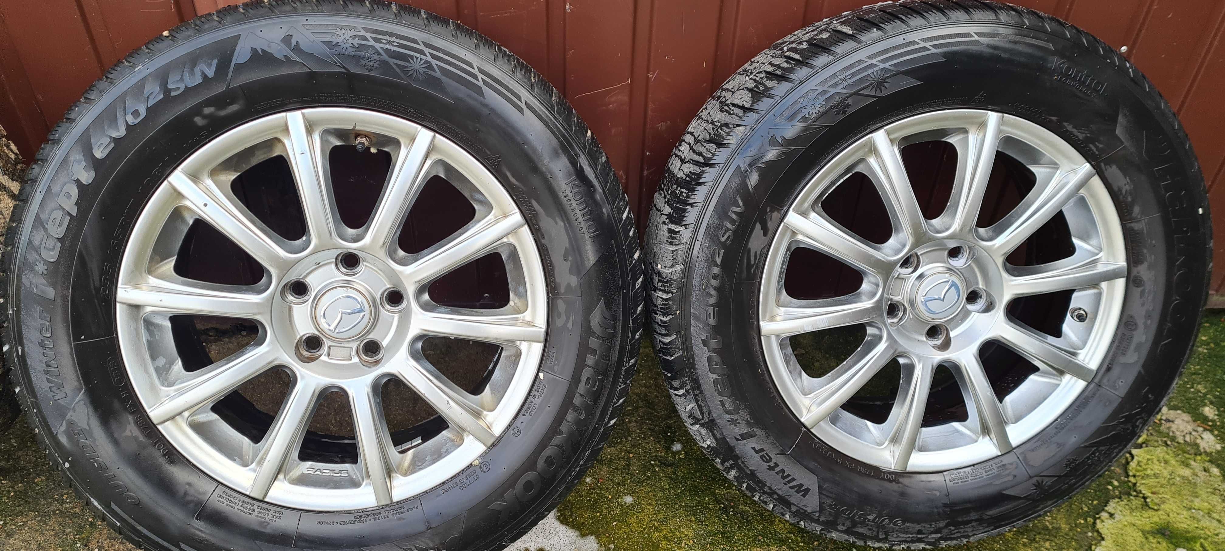 Koła MAZDA CX-7 cx 5 RA  7X17 ET50 R9770 z oponami r17 235/65 toyota