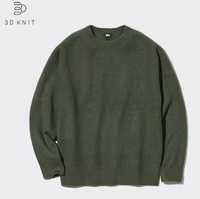 Оригінальний светр Uniqlo 3D Knit Souffle  sweater (M)