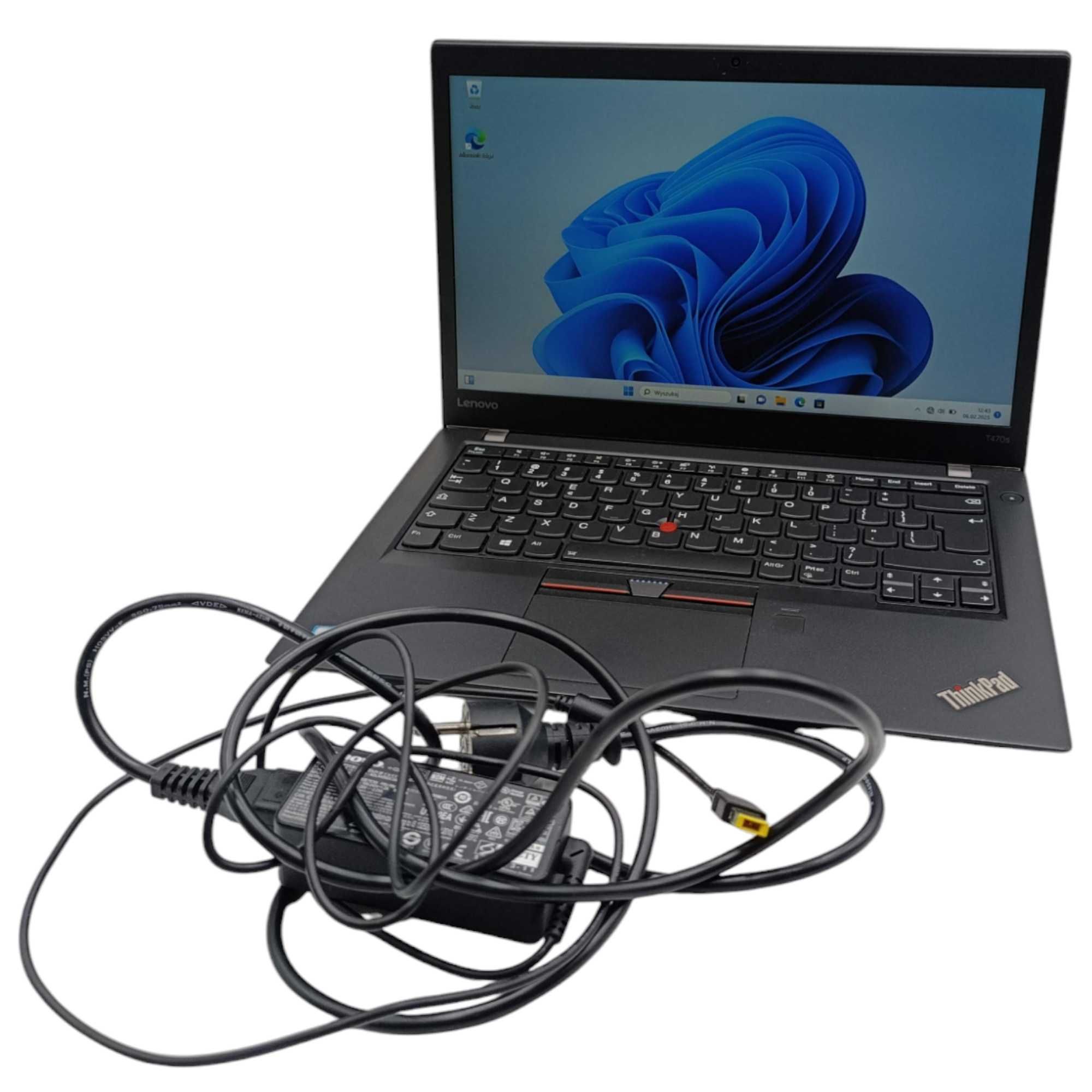 Laptop Lenovo ThinkPad T470s i7-7600U 14" Intel Core i7 40 GB/1TB