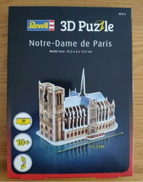 Puzzle 3D Revell Katedra Notre Dame 39 elementów Nowe Kielce