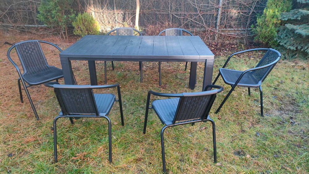 Sprzedam stół ogrodowy z krzesłami