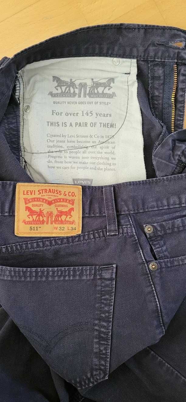 Spodnie męskie jeansy Levi's 511 r. 32/32