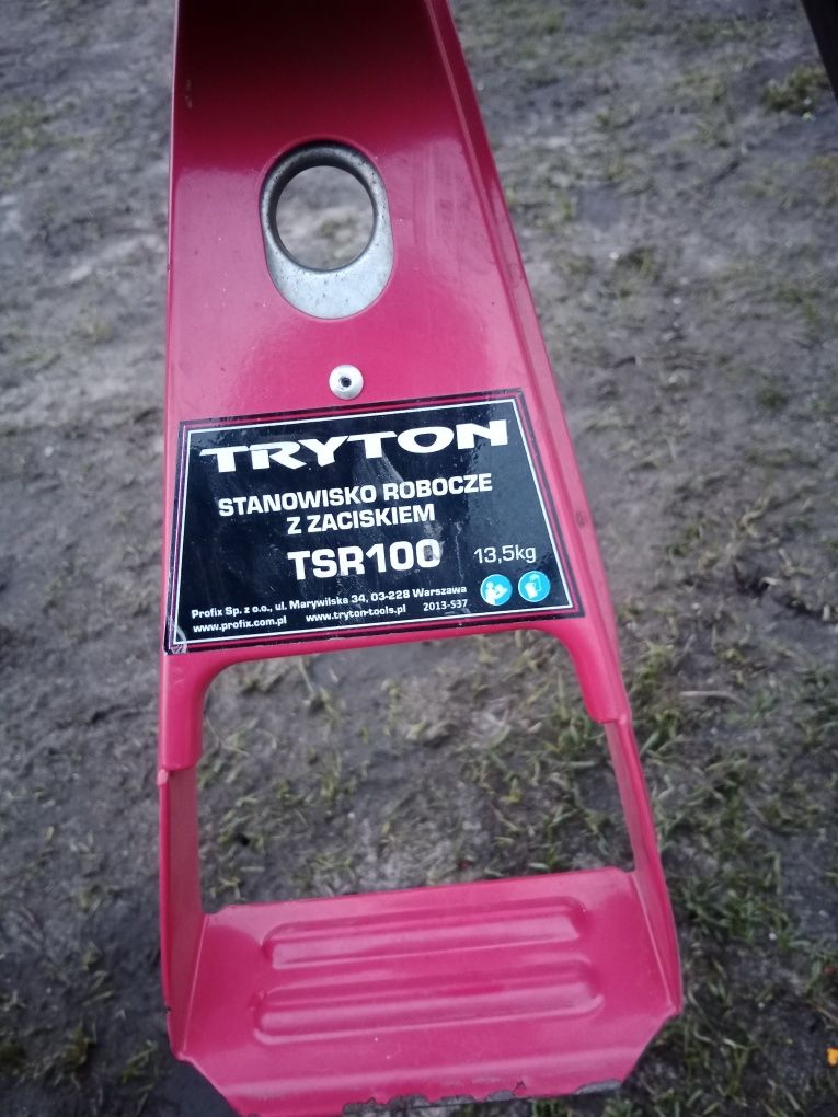 Tryton imadło samozaciskowe stanowisko robocze z zaciskiem tsr100