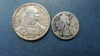 Indochiny Francuskie - zestaw 2 monet