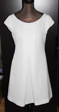 SIMPLE sukienka biała suknia ślub chrzest 36 S xs 34