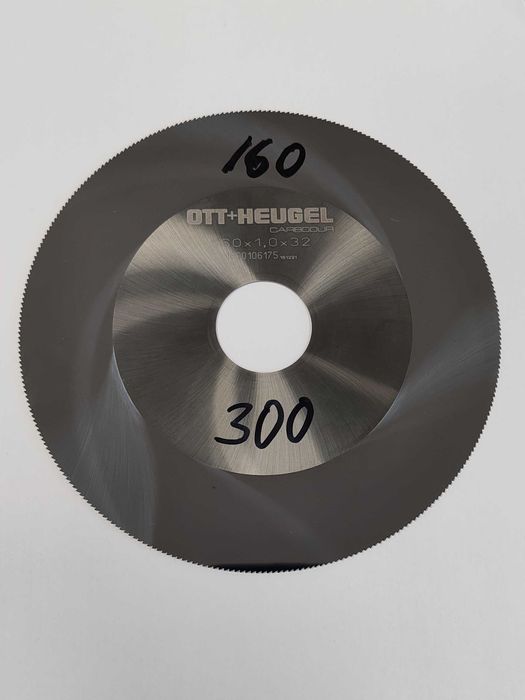 Frez piłkowy, tarczowy OTT+HEUGEL CARBODUR 160 x 1,0 x 32 - 300 zębów
