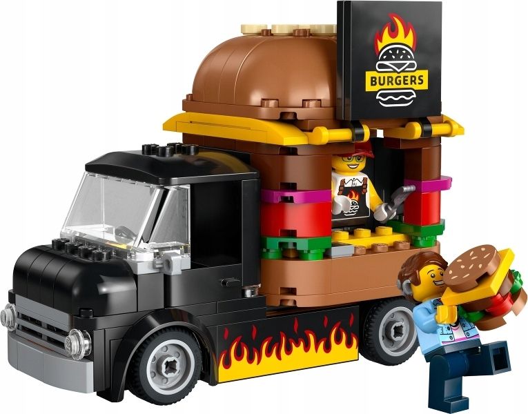 LEGO FIGURKA CITY Sprzedawca Burgerów Sprzedawczyni twn495 NOWY