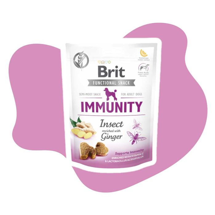Brit Functional Snack Immunity Insect 150g Odporność