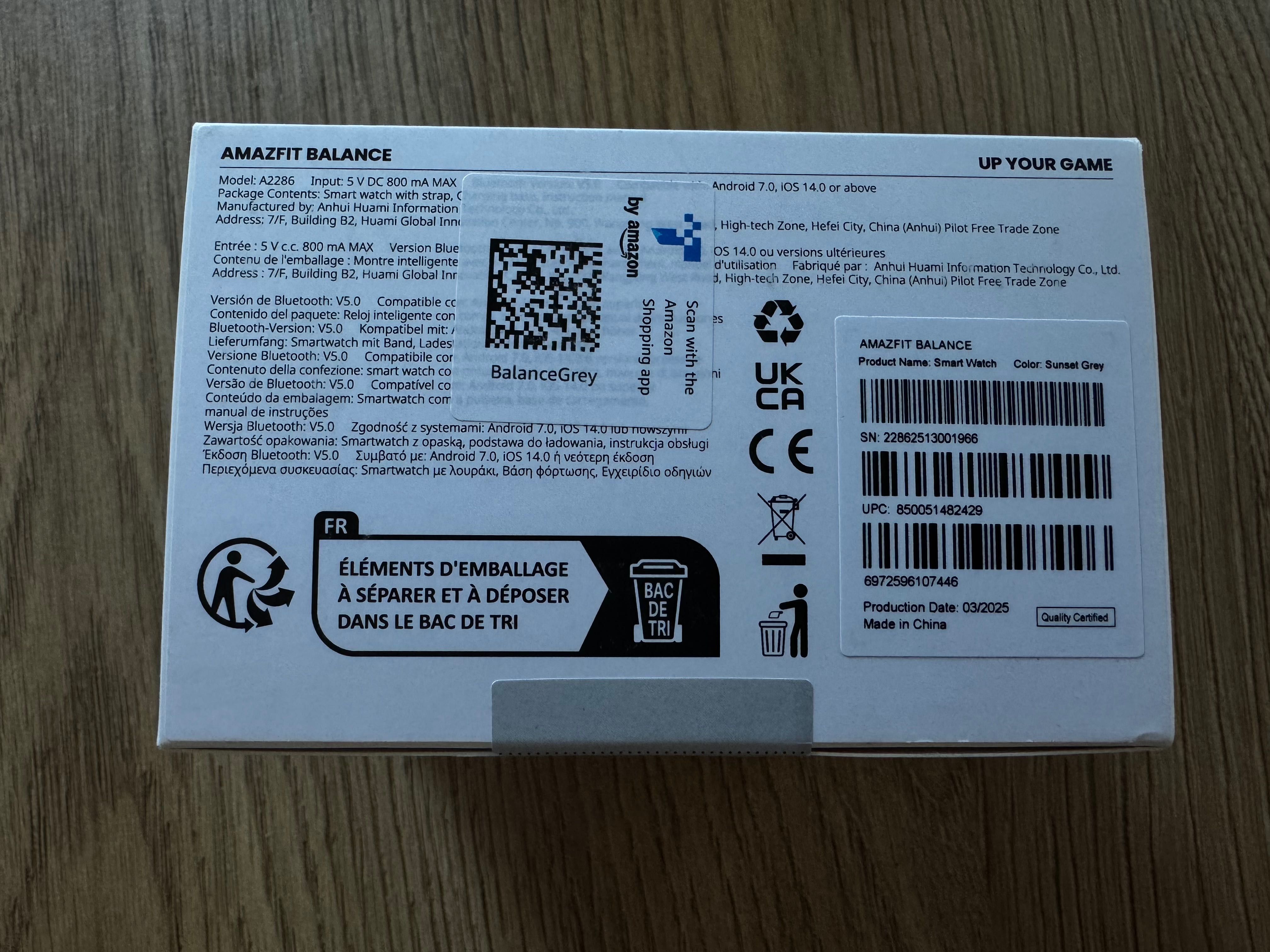 Smartwatch AmazFit Balance | Nowe