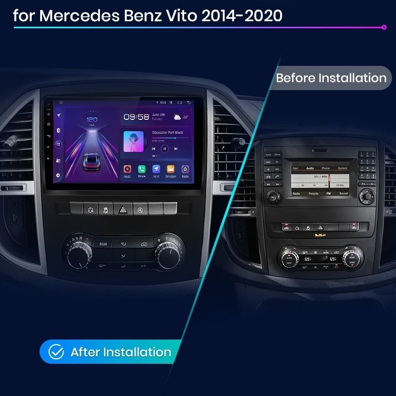 Radio nawigacja MERCEDES VITO W447 android GPS NAVI 447