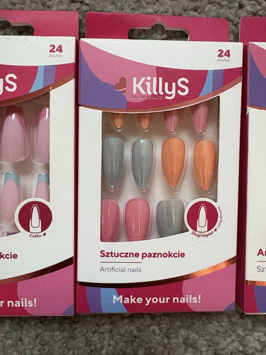 Killys, zestaw sztucznych paznokci