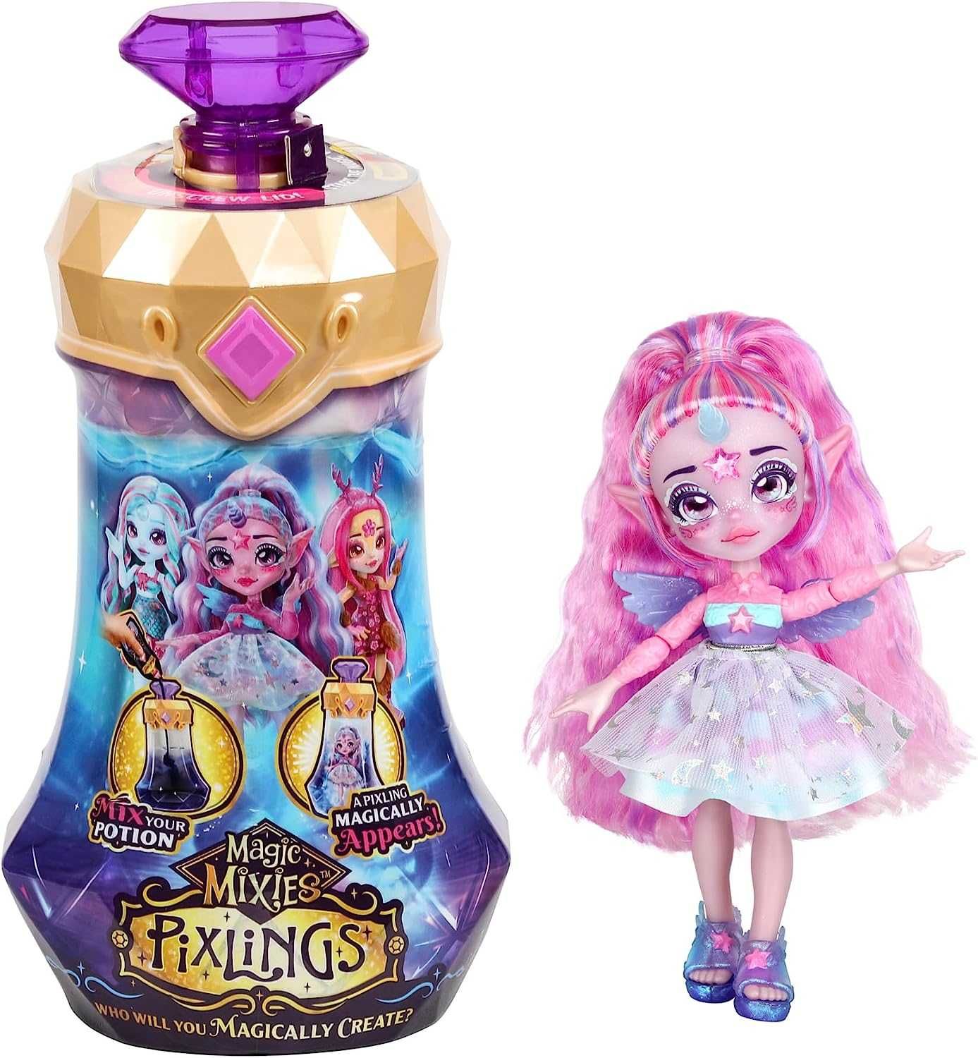 Кукла сюрприз Магик Миксис Олень и Русалка Magic Mixies Pixlings