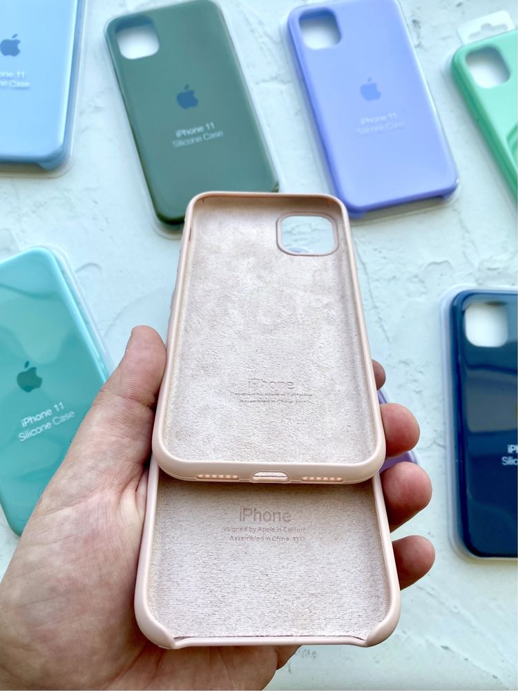 Силиконовый чехол Silicone case для iPhone 11 / на Айфон 11