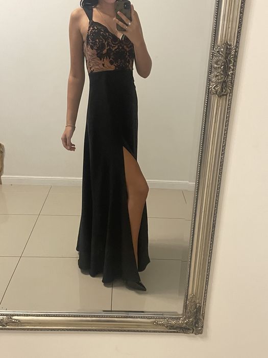 Sukienka Inubia czarna 36 nowa z metką Emo studniówka