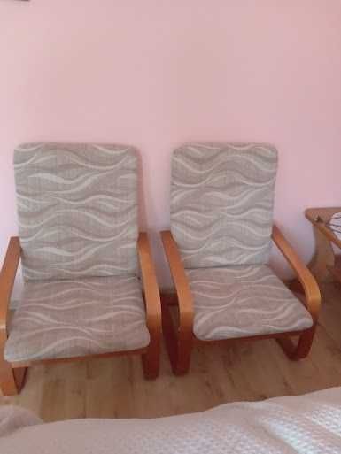 fotele  tapicerowane 2 szt