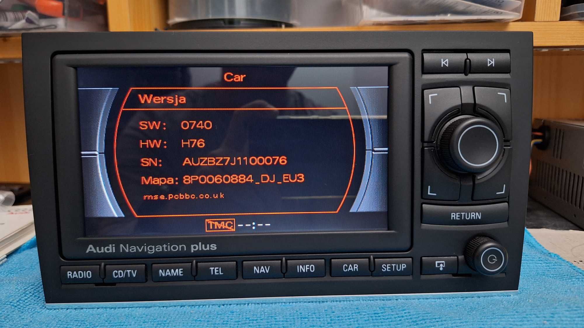Audi A4 B6 B7 Seat EXEO Radio RNS-E MONTAŻ Kodowanie, GPS, SD, FILM,GW